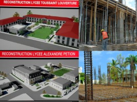 Haïti - Éducation : Suivi des travaux des Lycées Alexandre Pétion et Toussaint Louverture