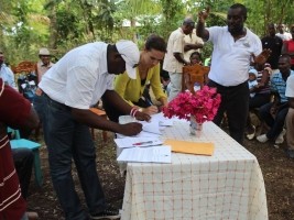 Haiti - Tourism : Tour of Minister of Tourism in Ile-à-Vache