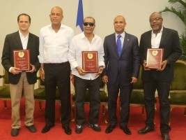 Haïti - Culture : 3 musiciens récompensés au Palais National