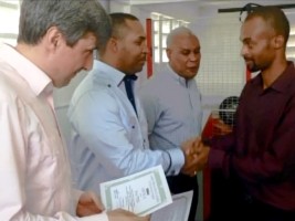Haiti - Technology : Delivery of equipment at the cutting point of the technology to the MTPTC