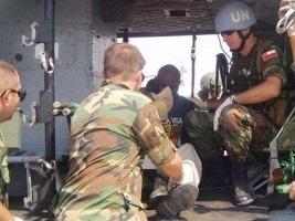 Haïti - FLASH : Un casque bleu chilien blessé par balle à Port-au-Prince
