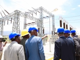 Haïti - Politique : Le Président Moïse en visite à la sous-station de l’EDH de Tabarre