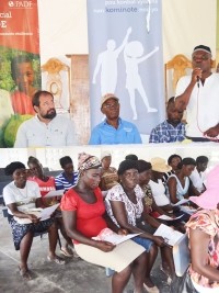 Haïti - Social : Lancement du Projet de relèvement économique à Mahotière