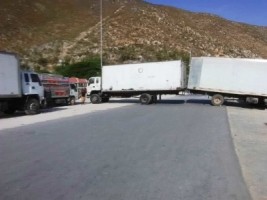 Haïti - Social : La frontière Malpasse / Jimaní bloquée par les haïtiens depuis 8 jours