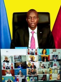 Haïti - COVID-19 : Intervention du Président Moïse a une visioconférence international de haut niveau