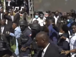 Haïti - FLASH : Les délégations des États-Unis et de l’ONU quittent précipitamment les funérailles