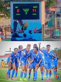 Haïti - Éliminatoire Mondial 2023 : Nos Grenadières écrasent Saint-Vincent et les Grenadines [11-0] (Vidéo)