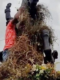 Haïti - Social : La statue de Dessalines vandalisée au champ de Mars