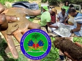 Haiti - Environment : Sampling of soil samples in several communes of the Great Nord