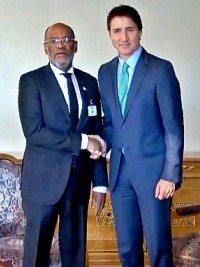 Haïti - Canada : Le Premier Ministre Trudeau évoque des contributions à hauteur de 74 millions