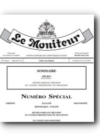 Haïti - FLASH : Le décret MODIFIÉ de création du Conseil présidentiel publié (officiel)