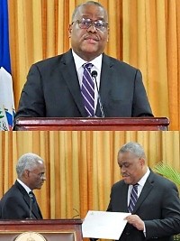 Haïti - FLASH : Discours du P.M. Conille, lors de la Remise de son ampliation (Vidéo)