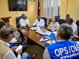 Haïti - Santé : Importante visite d’une délégation internationale à l’Hôpital Universitaire de la Paix