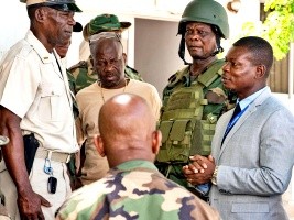 Haïti - Sécurité : Le nouveau DG du Ministère de la Défense en visite aux FAd’H