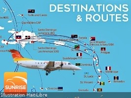 Haïti - FLASH : Sunrise Airways augmente ses connexions vers les Petites Antilles 