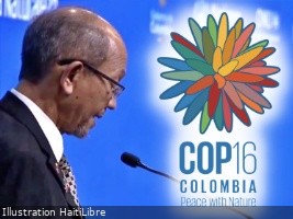 Haiti - COP 16 : Leslie Voltaire declares that Haiti's biodiversity is not lost (video)