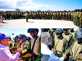 Haiti - FLASH : The 4th Kenyan contingent arrived in Port-au-Prince as well as 3 helicopters (Video)