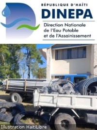 Haiti - Berrette : Launch of construction work on the Drinking Water Supply System