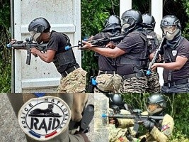 Haiti - France : RAID training, intervention in hostile environments