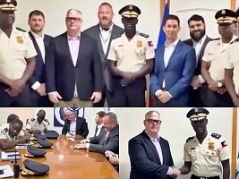Haiti - Security : The PNH received a visit from a delegation from the American Embassy (video)