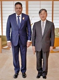 Haïti - Diplomatie : Laurent Saint Cyr s’est entretenu avec l’Empereur du Japon Naruhito