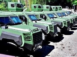 Haiti - Army : Handover of 7 armored vehicles to the FAd'H (video)