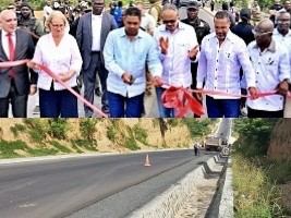 Haiti - Inauguration : 58 million Euros for the Hinche/Saint-Raphaël section of the RN3