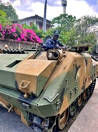 Haïti - Sécurité : Puissance de feu redoutable des chars de combats don de la Corée du Sud
