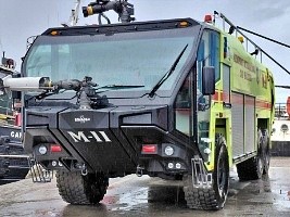 A new state-of-the-art fire truck put into service at Cap-Haitien Airport
