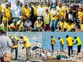 Le nettoyage de Cap-Haïtien en Haïti, se poursuit à travers «Konbit Netwayaj»