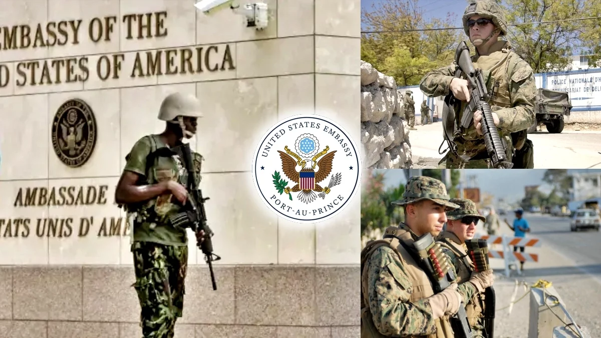 Haiti - Security : During their Mission, the Marines of the American Embassy were engaged in combat several times
