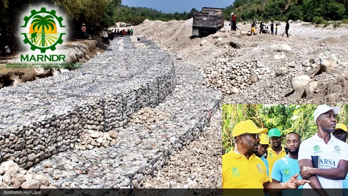 Hurricane season, the MARNDR is working in Ravine Sèche (Torbeck)