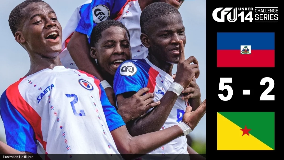 Haiti - CFU Challenge 2026 (U-14) : Haiti crushes French Guiana [5-2]