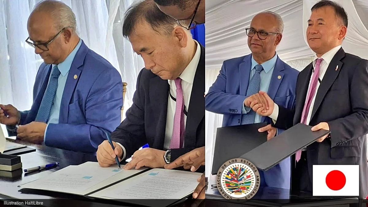 Haiti - Elections : The OAS and Japan sign a new $3M cooperation agreement