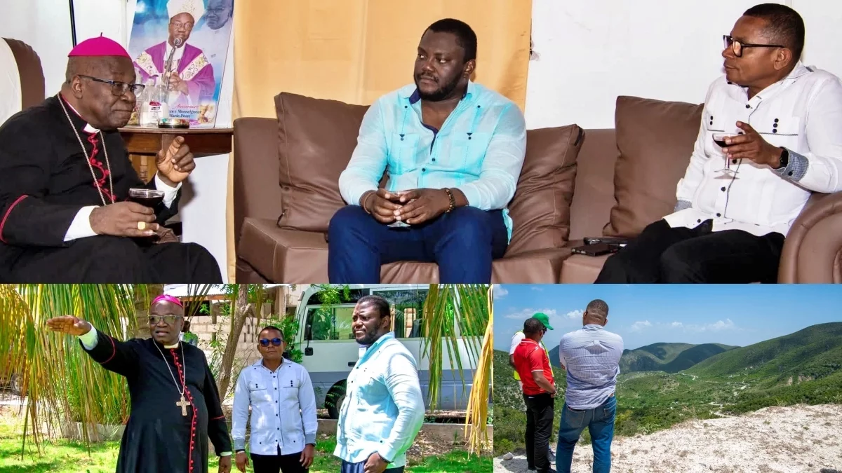 Haiti - Gonaïves : The Ministers of Public Works and the Environment solicit the leadership of the Church