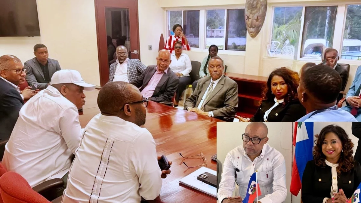 Haiti - Health : Minister Sinal received a visit from a Caribbean Public Health Agency delegation