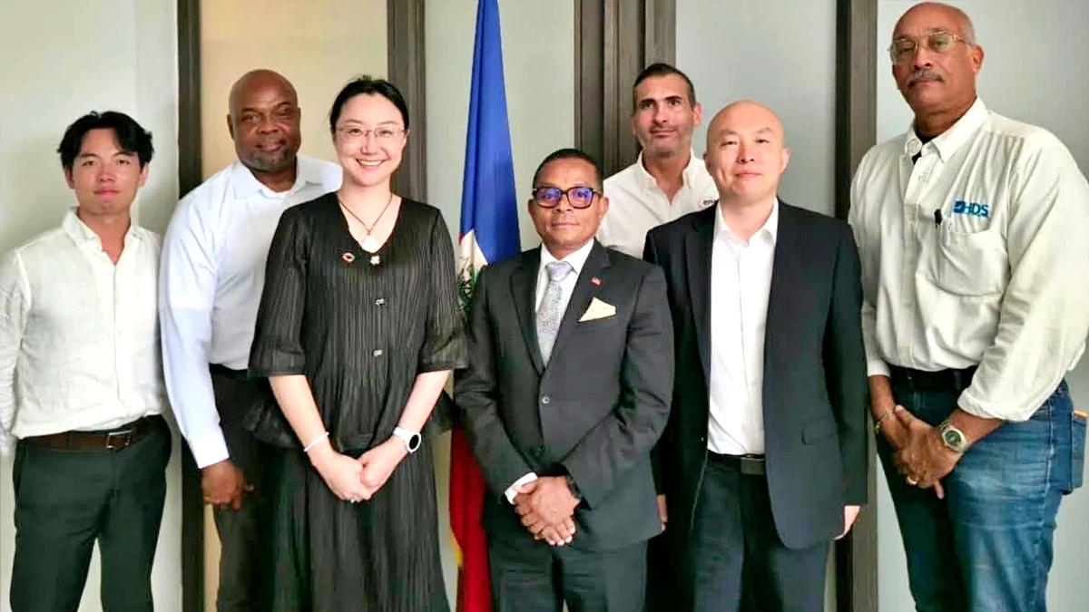 Haïti - Énergie verte : Échange stratégique entre le Ministère des Travaux Publics et la compagnie Huawei