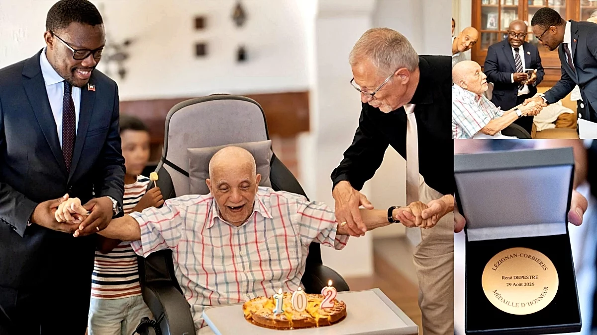 René Depestre  celebrates his 102nd birthday