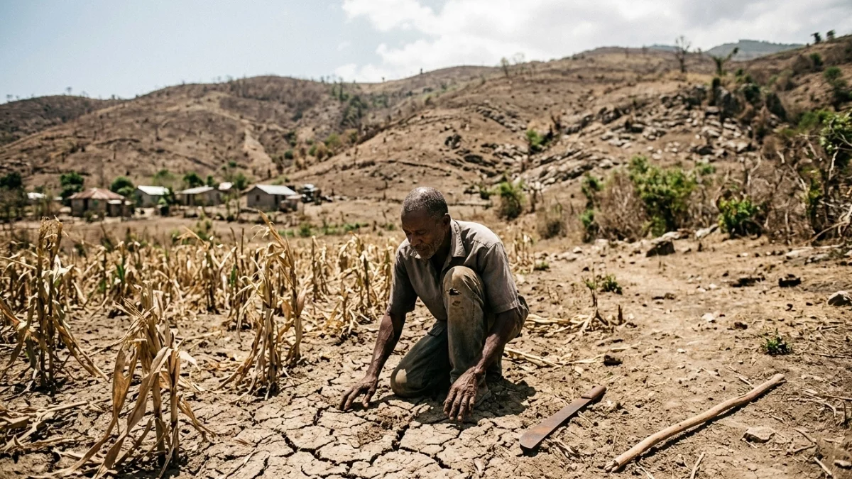 Haiti - Crisis : Haiti faces the collapse of its agriculture