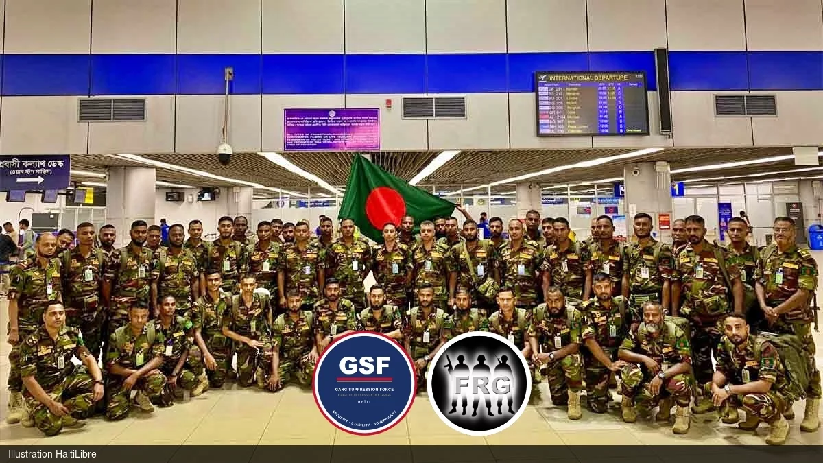 Haiti - FLASH : The vanguard of the Bangladesh army on its way to Haiti