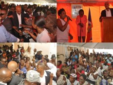 Haiti - Economy : Government aid for market traders of Tabarre