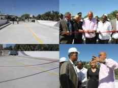 Haïti - Reconstruction : Ouverture du nouveau Pont Millet, à Frères