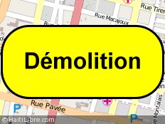 Haïti - Reconstruction : Début de la démolition pour la construction de la future Cité Administrative