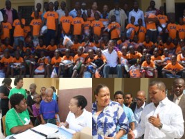 Haïti - Social : Sophia Martelly au Centre d'Accueil de Carrefour