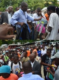 Haïti - Éducation : Le Ministère des Affaires Sociales distribue 10,000 kits scolaires
