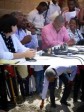 Haïti - Reconstruction : Pose de première pierre d’un complexe communautaire à Canapé-Vert