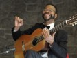 Haiti - Music : The Haitian guitarist Amos Coulanges on stage in Haiti