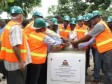 Haïti - Agriculture : Pose de la Première pierre du Centre de propagation végétale...