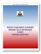 Haïti - Économie : Tous les détails du nouveau budget d'Haïti (2020-2021) de 254 milliards