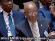 Haïti - FLASH : Volte-face du Chancelier Généus au Conseil de Sécurité (Vidéo)